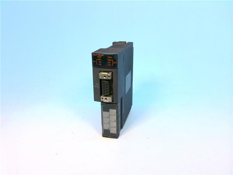 QJ71C24 Serial Communication Module, RS‑232/RS‑422/485, 2 channels