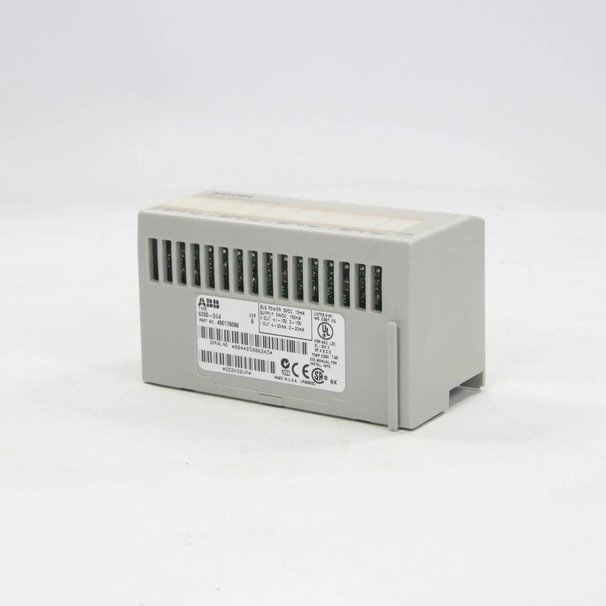 ABB 200-OE4 Analog Output 4 Channel