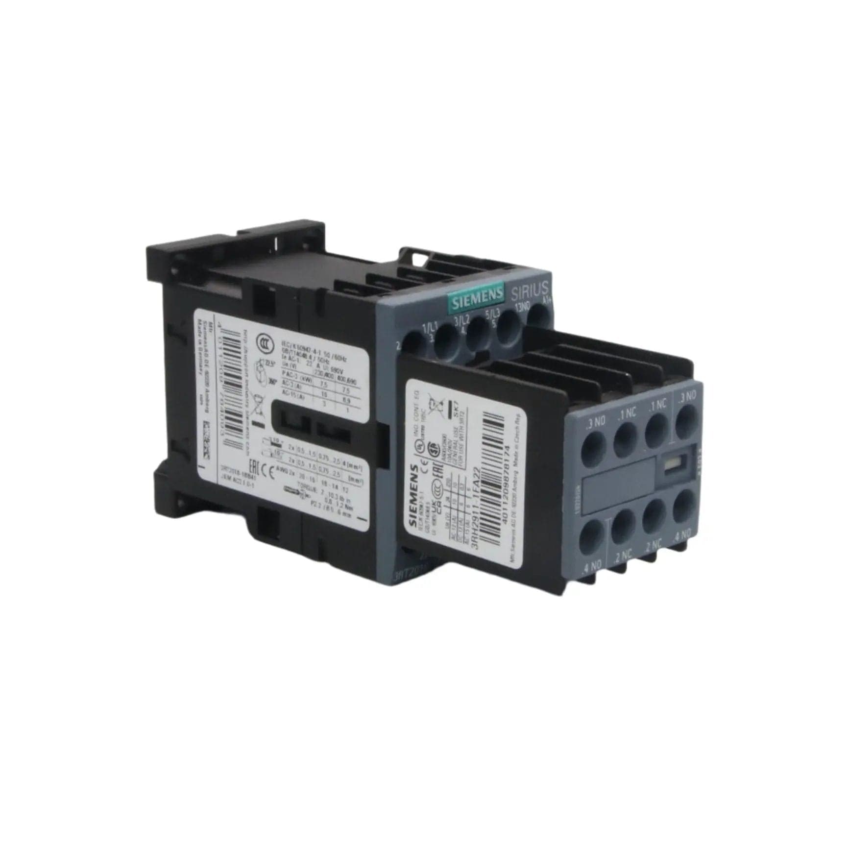 Siemens 3RT2018 1BB41 Power Contactor