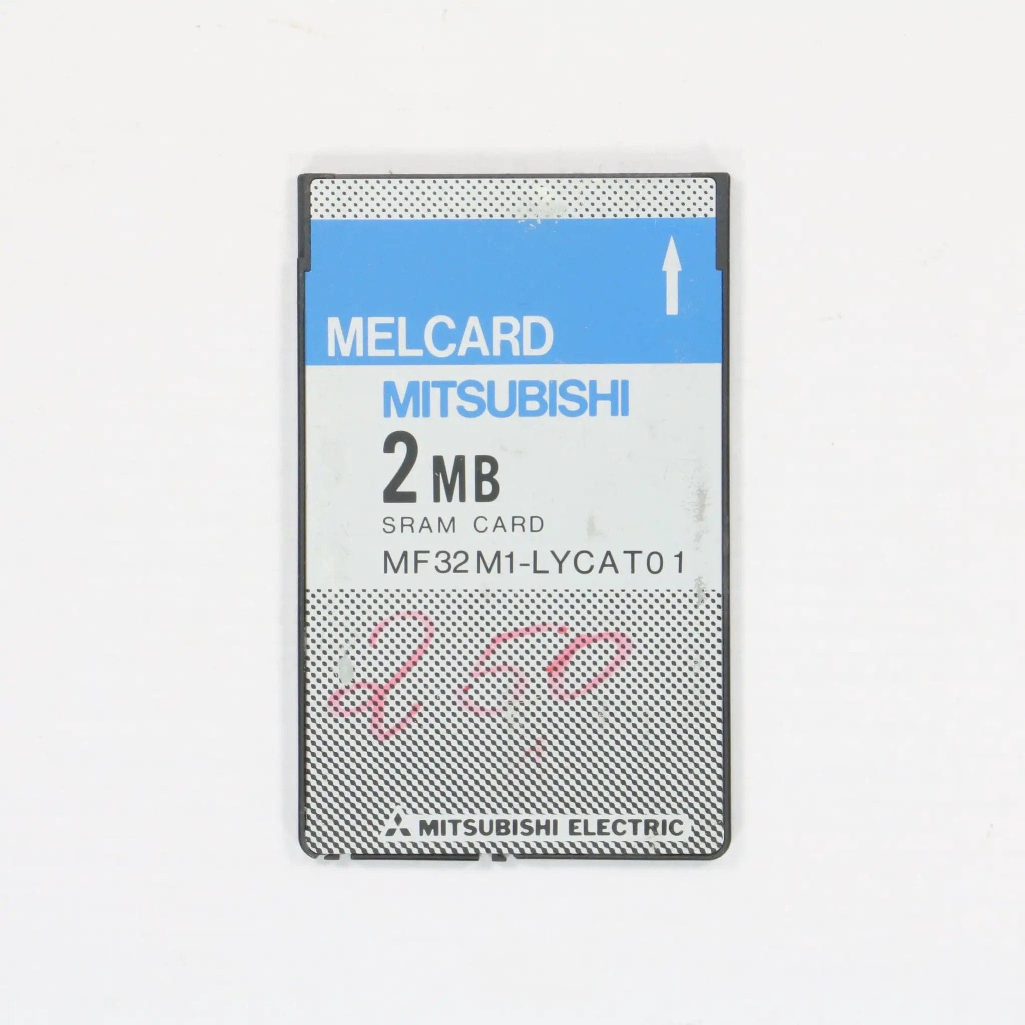 Mitsubishi Melcard 2MB MF32M1-LYCAT01 SRAM CARD
