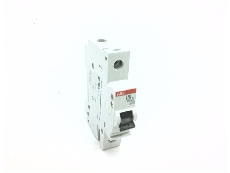 S271-K25 Circuit Breaker, 25 A, 1‑Pole, up to 277 VAC
