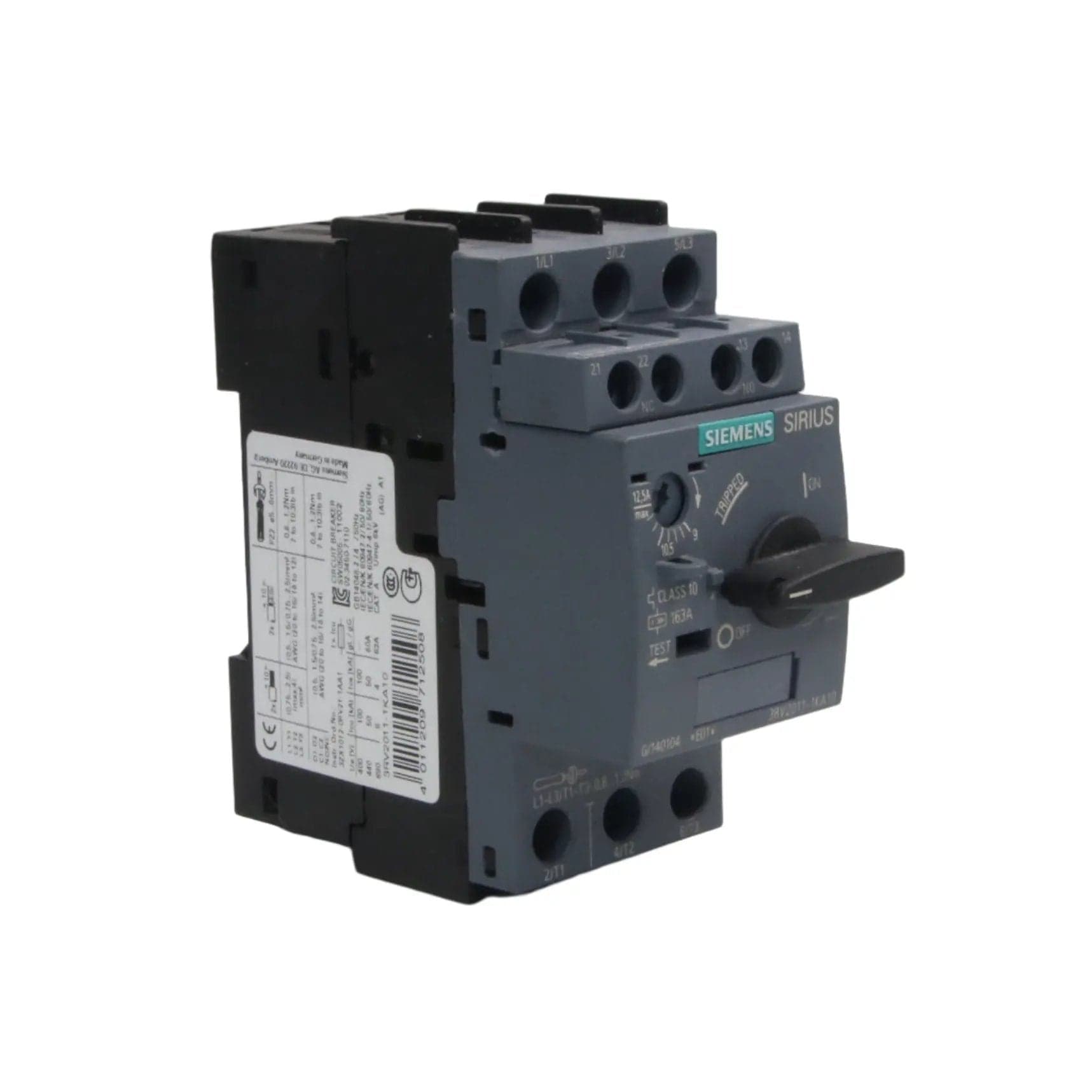 Siemens 3RV2011 1KA10 Circuit Breaker