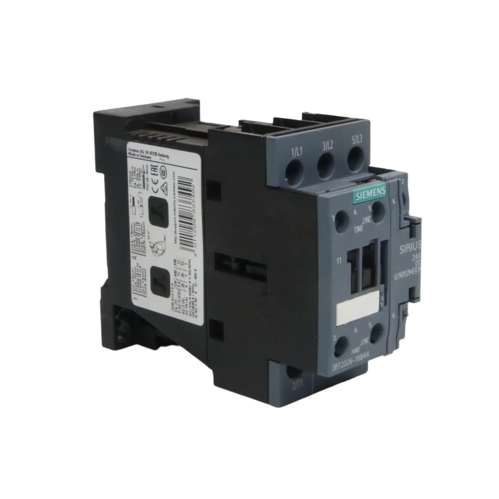 Siemens 3RT2026 1BB44 Power Contactor