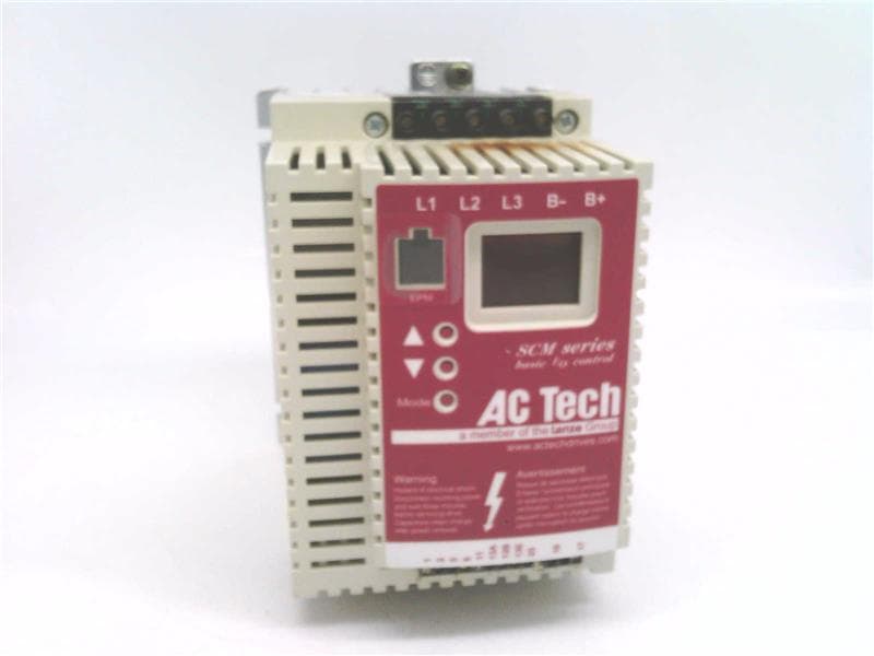 SCM Series VFD, 3 HP, 200–240 VAC 3‑Phase, 9.6 A, IP20