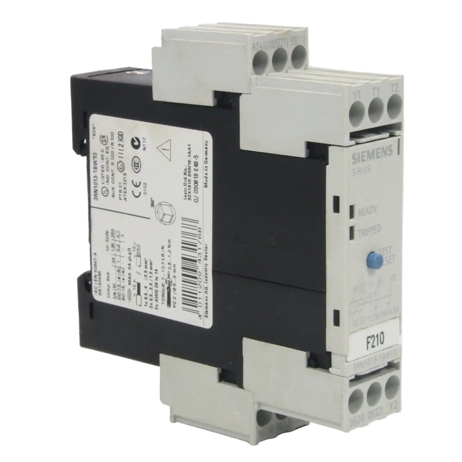 Siemens Sirius 3RN1013 1BW10 Thermistor Motor Protection