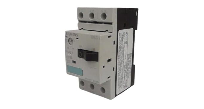 Thermal‑magnetic motor protection circuit breaker, S00 frame, 0.45–0.63 A, 3‑pole