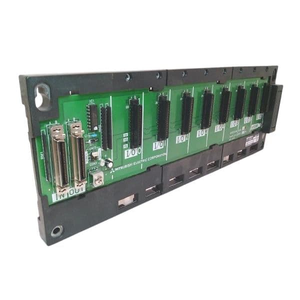 8-Slot Extension Base Unit, Melsec AnS/QnAS, DIN-rail mount