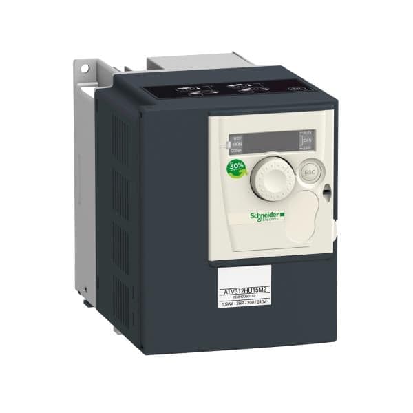 Altivar 312 Variable Speed Drive, 1.5 kW, 2 HP, 200–240 VAC, Single‑Phase