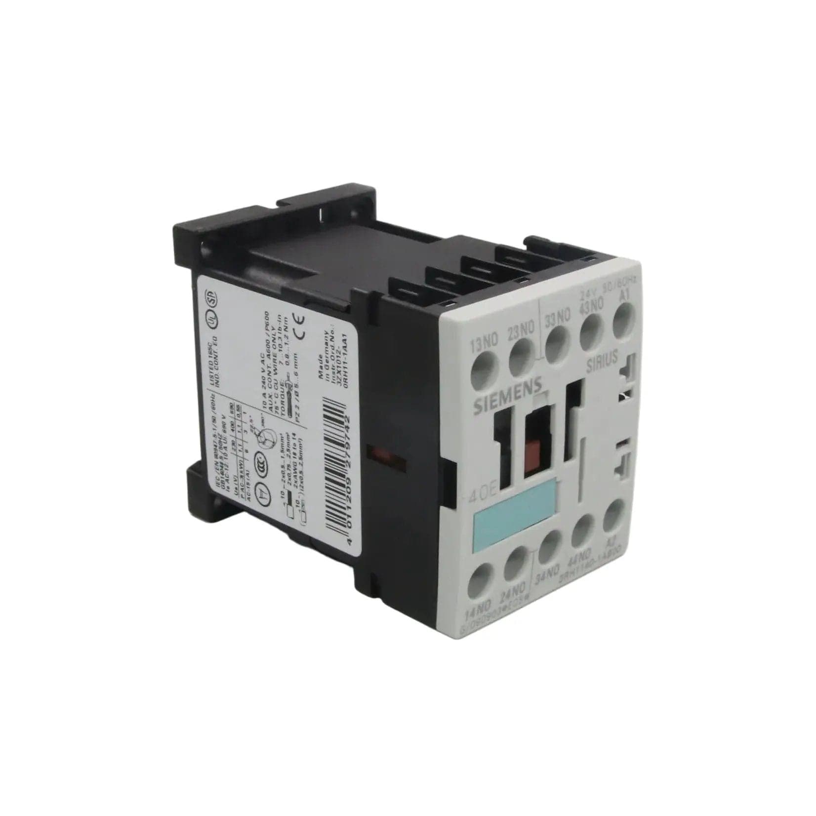 Siemens 3RH1140-1AB00 Auxiliary Contactor