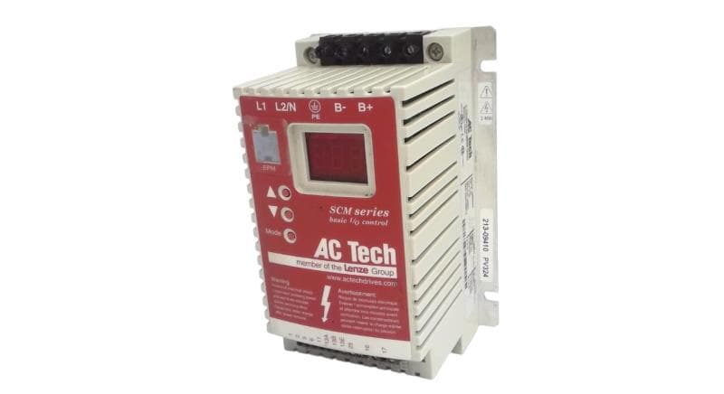 SCM sub‑micro VFD, 0.33 HP, 120 V in, 240 V out, IP20