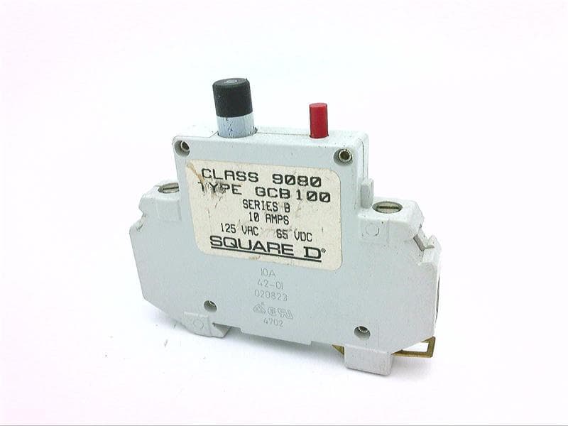 Thermal magnetic circuit protector, 10 A, 250 VAC/65 VDC, 1‑pole, DIN rail