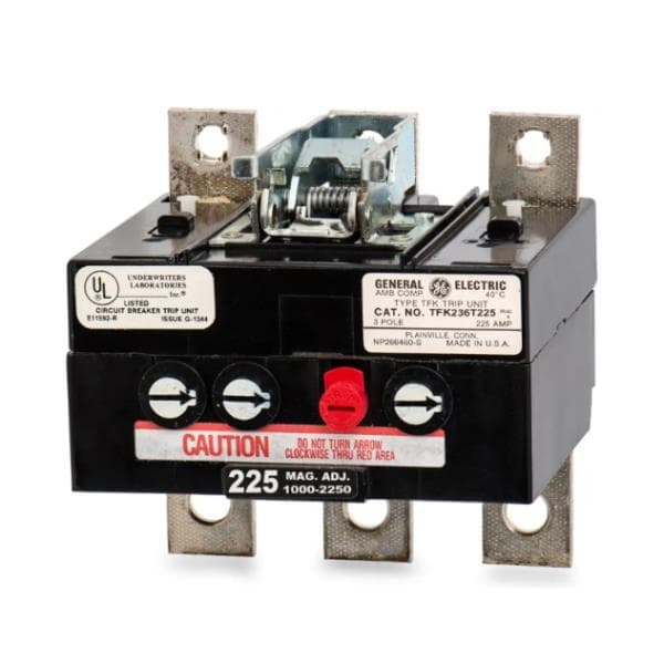 TFK236T225 Trip Unit, 225A, 3‑Pole, 600VAC, Thermal Magnetic