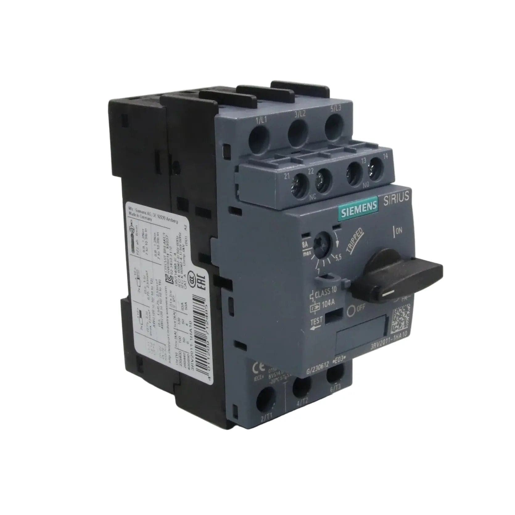 Siemens 3RV2011-1HA10 Circuit Breaker