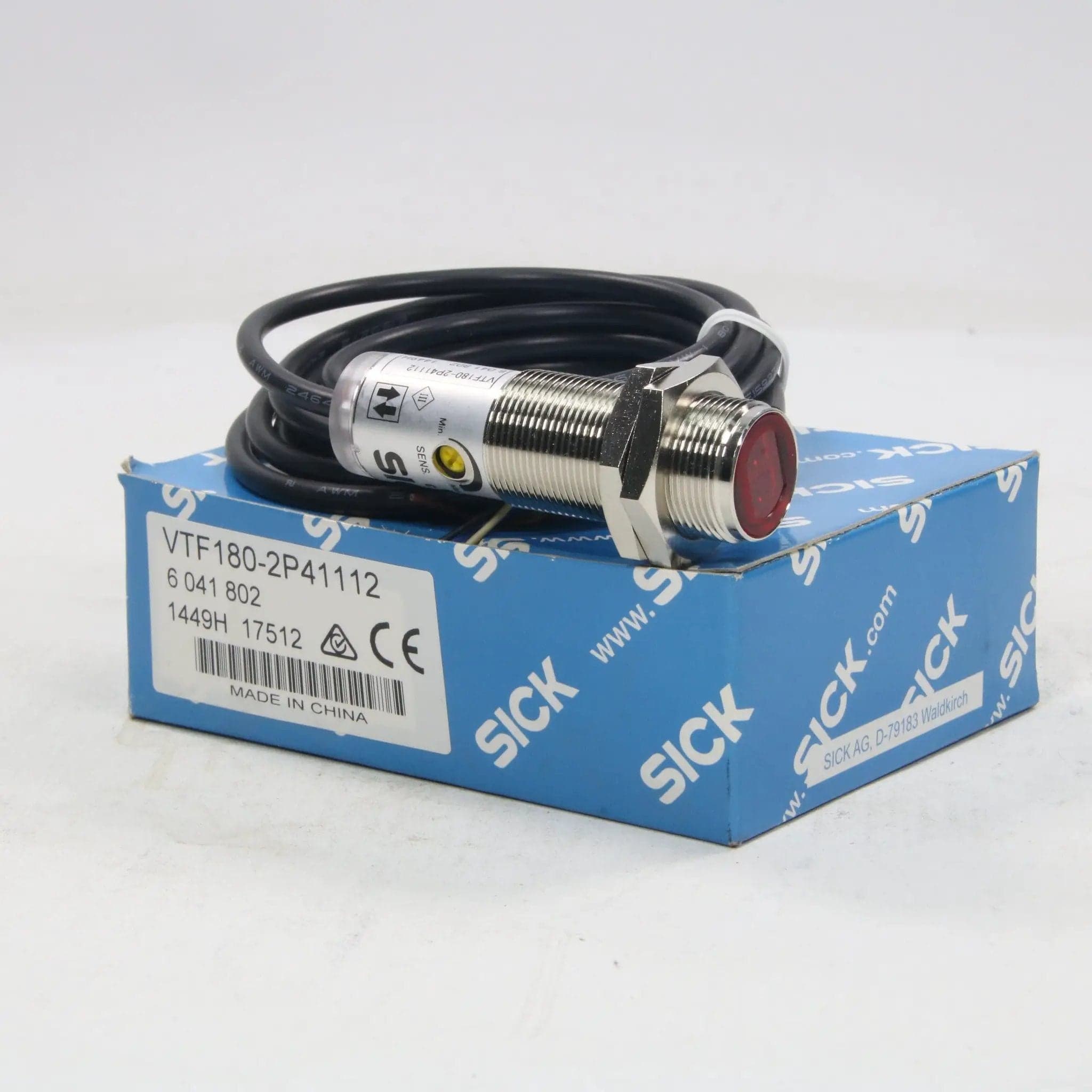 Sick VTF180-2P41112 Cylindrical Photoelectric Sensor