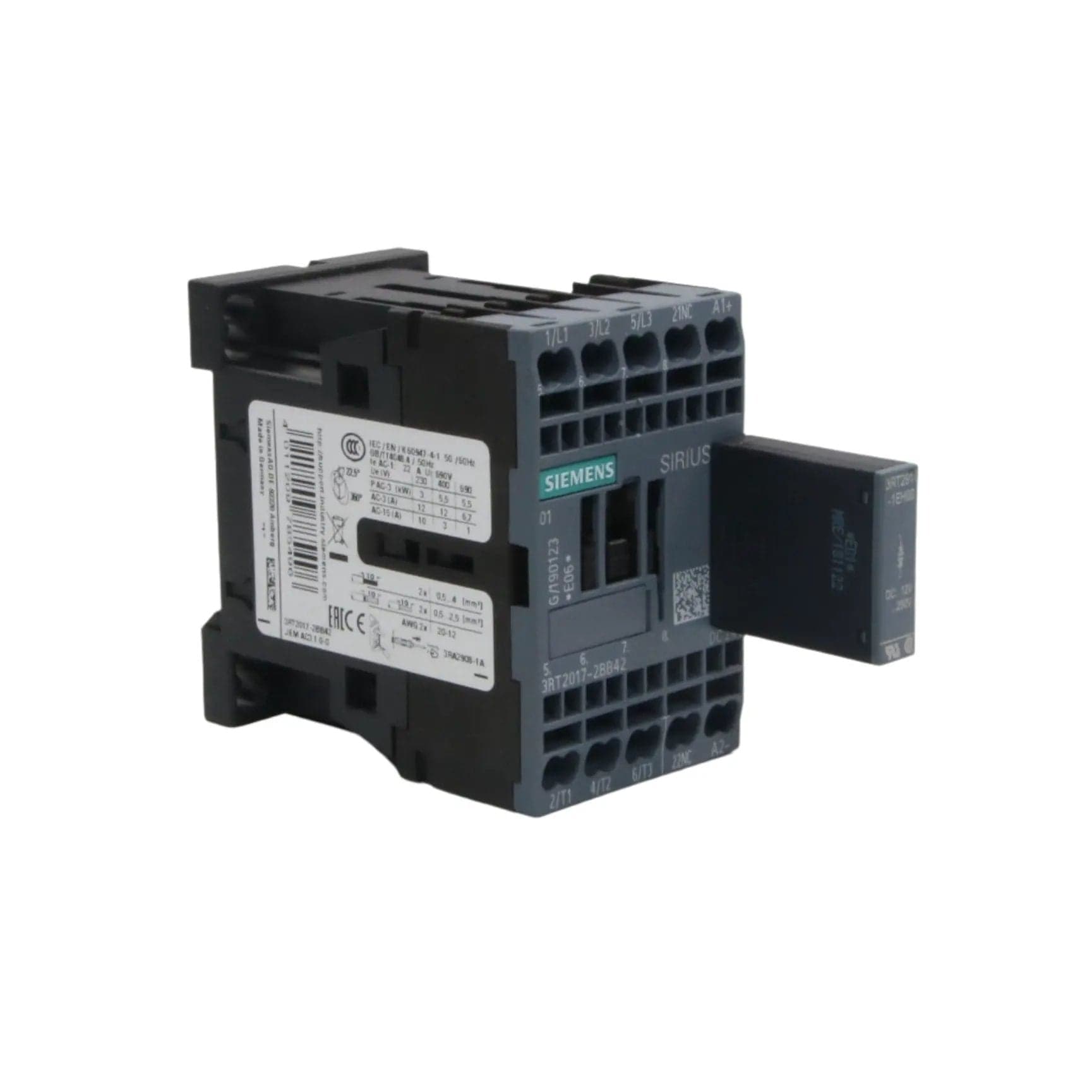 Siemens 3RT2017 2BB42 Power Contactor