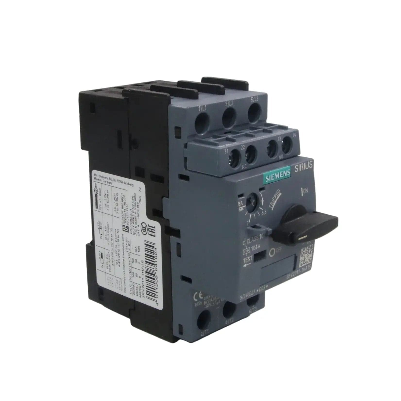 Siemens 3RV2011-1HA15 Motor Circuit Breaker