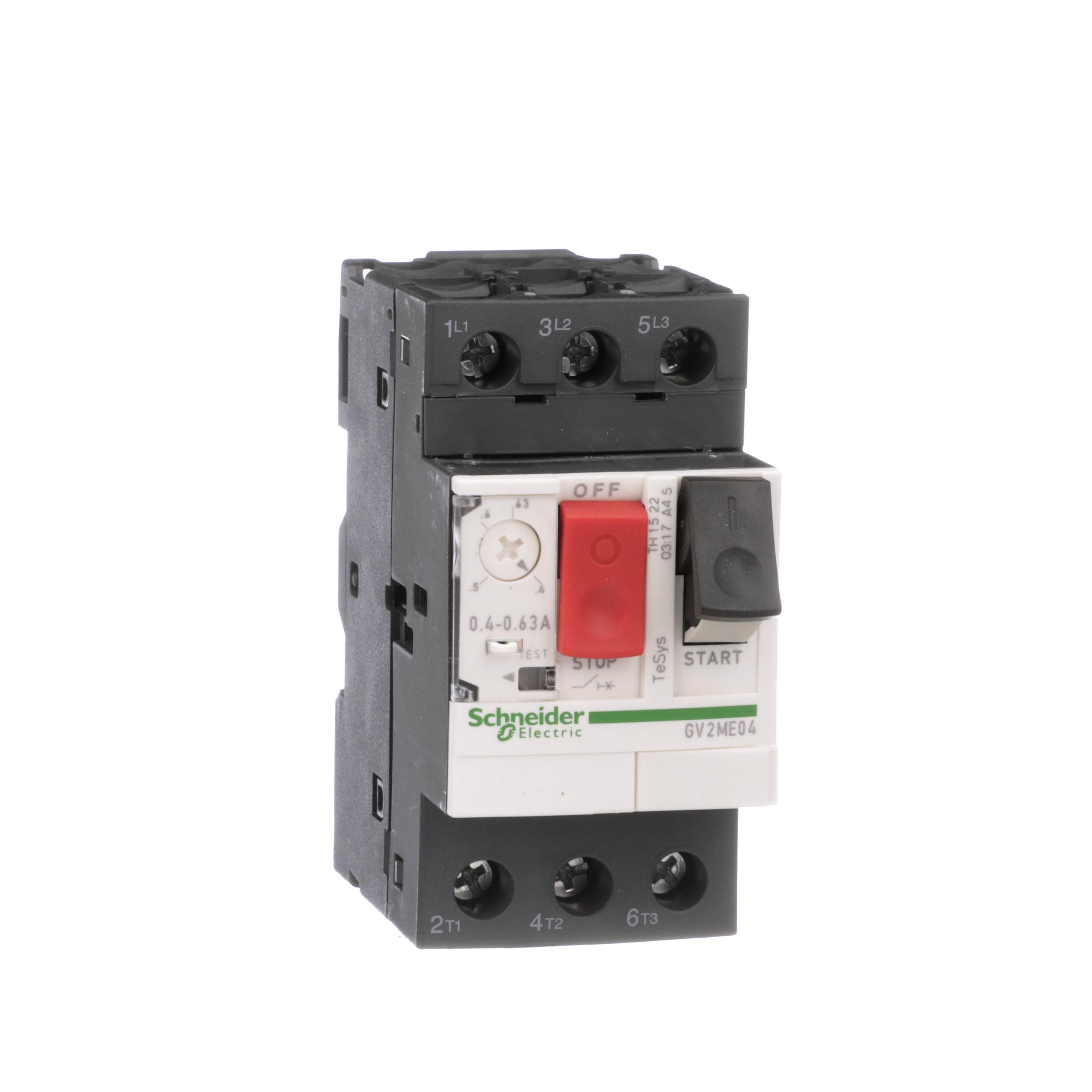 Manual Motor Starter, 0.4–0.63 A, Thermal‑magnetic