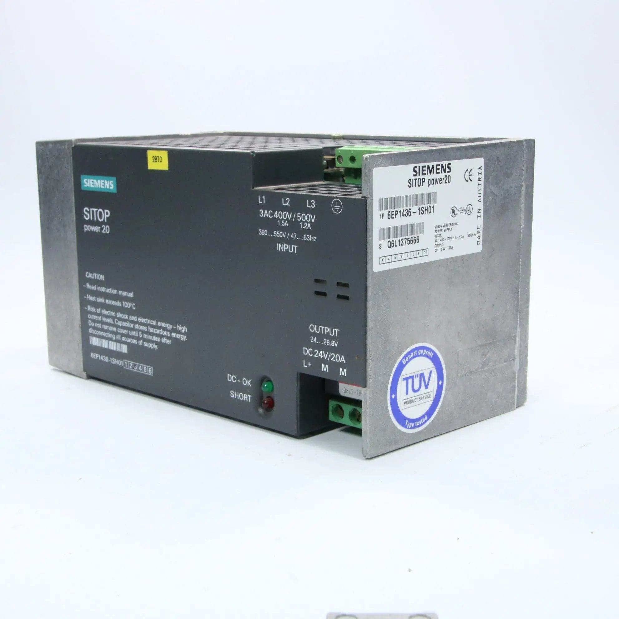 Siemens Sitop Power 20 6EP1436-1SH01 Power Supply