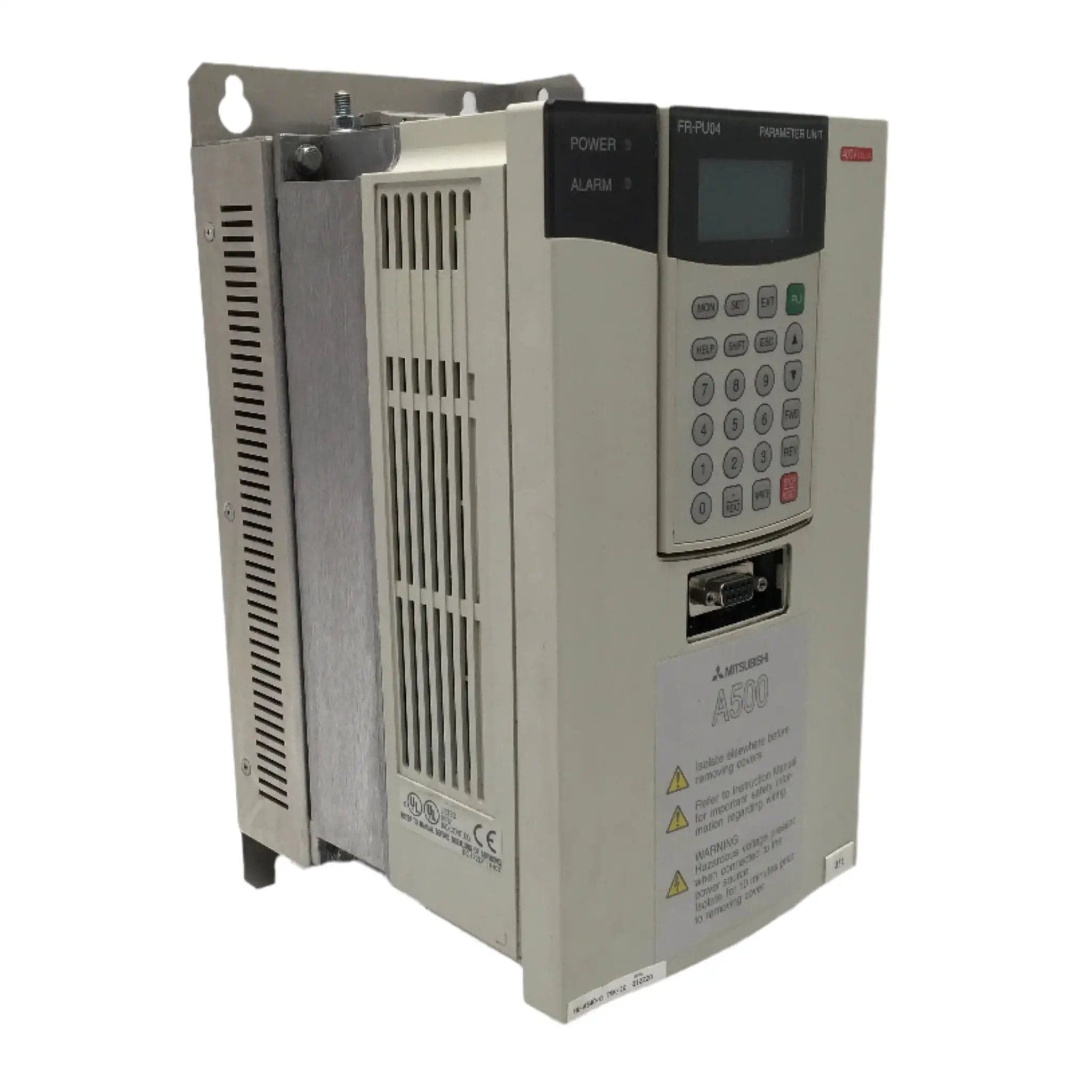 Mitsubishi Frequency Drive Inverter FR-A540-0 75K-EC/FR-PU-04
