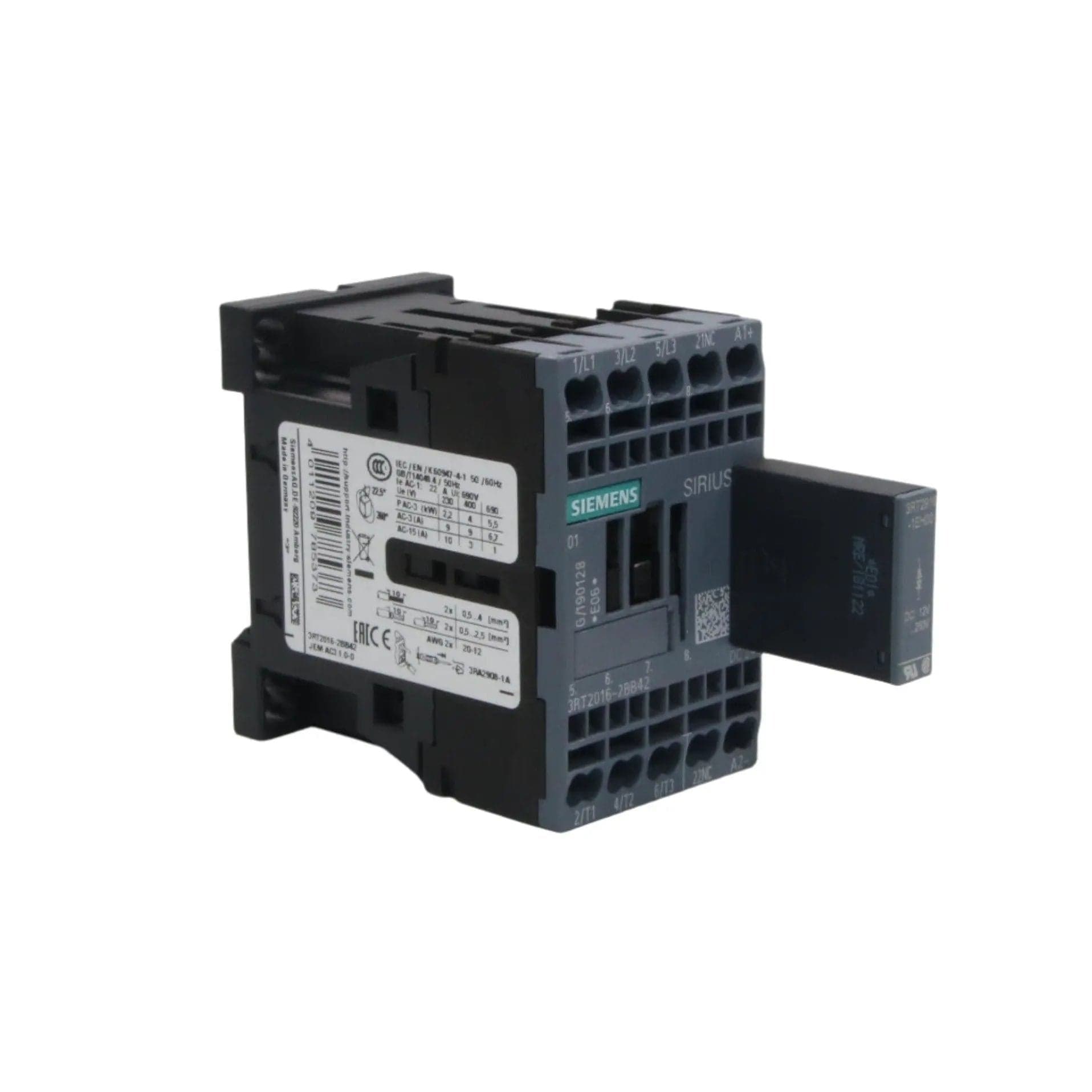 Siemens 3RT2016 2BB42 Power Contactor
