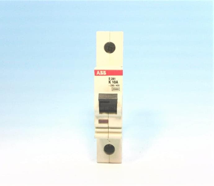 Miniature circuit breaker, 1‑pole, 10 A, DIN‑rail mount