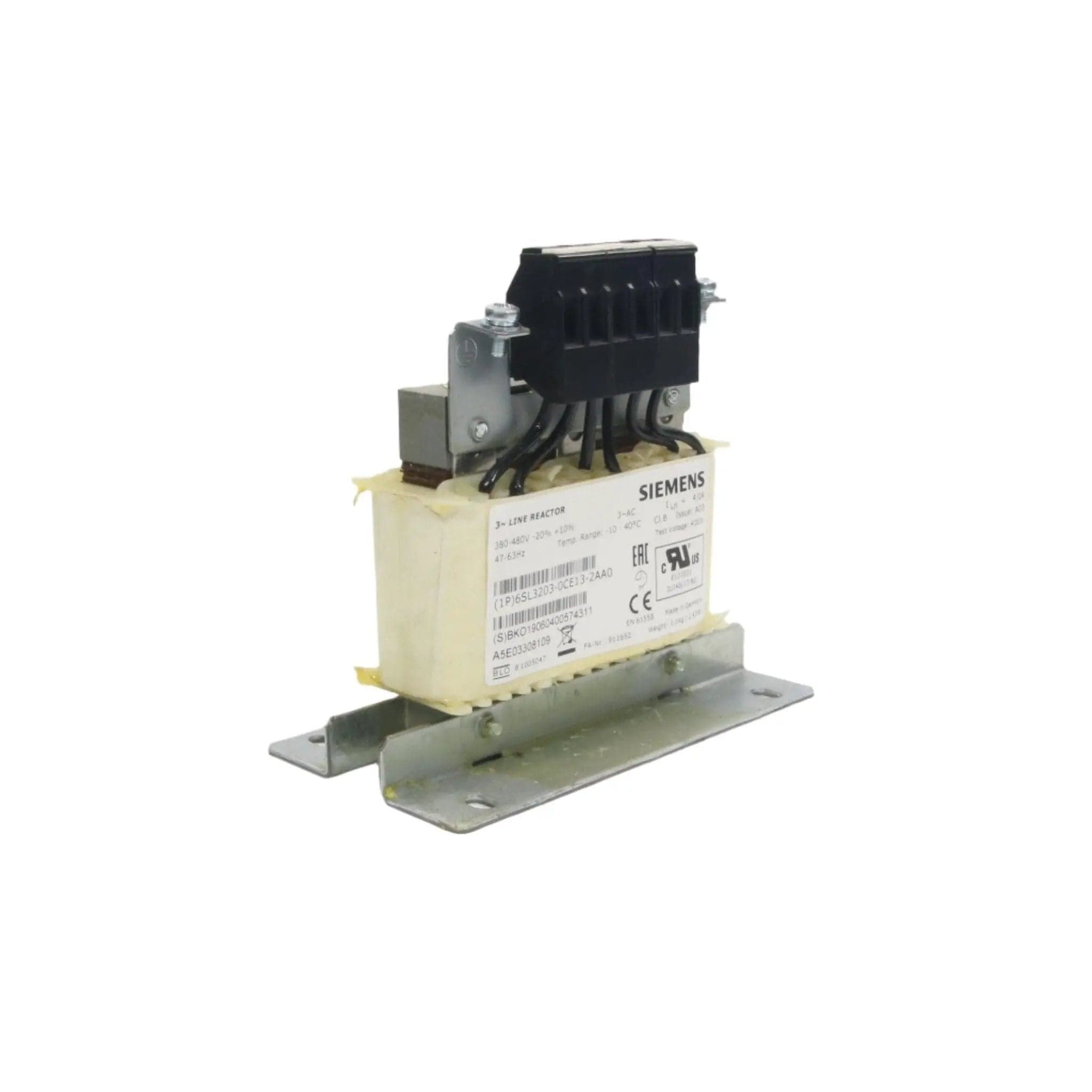 Siemens Sinamics 6SL3202 0CE13 2AA0 Line Reactor