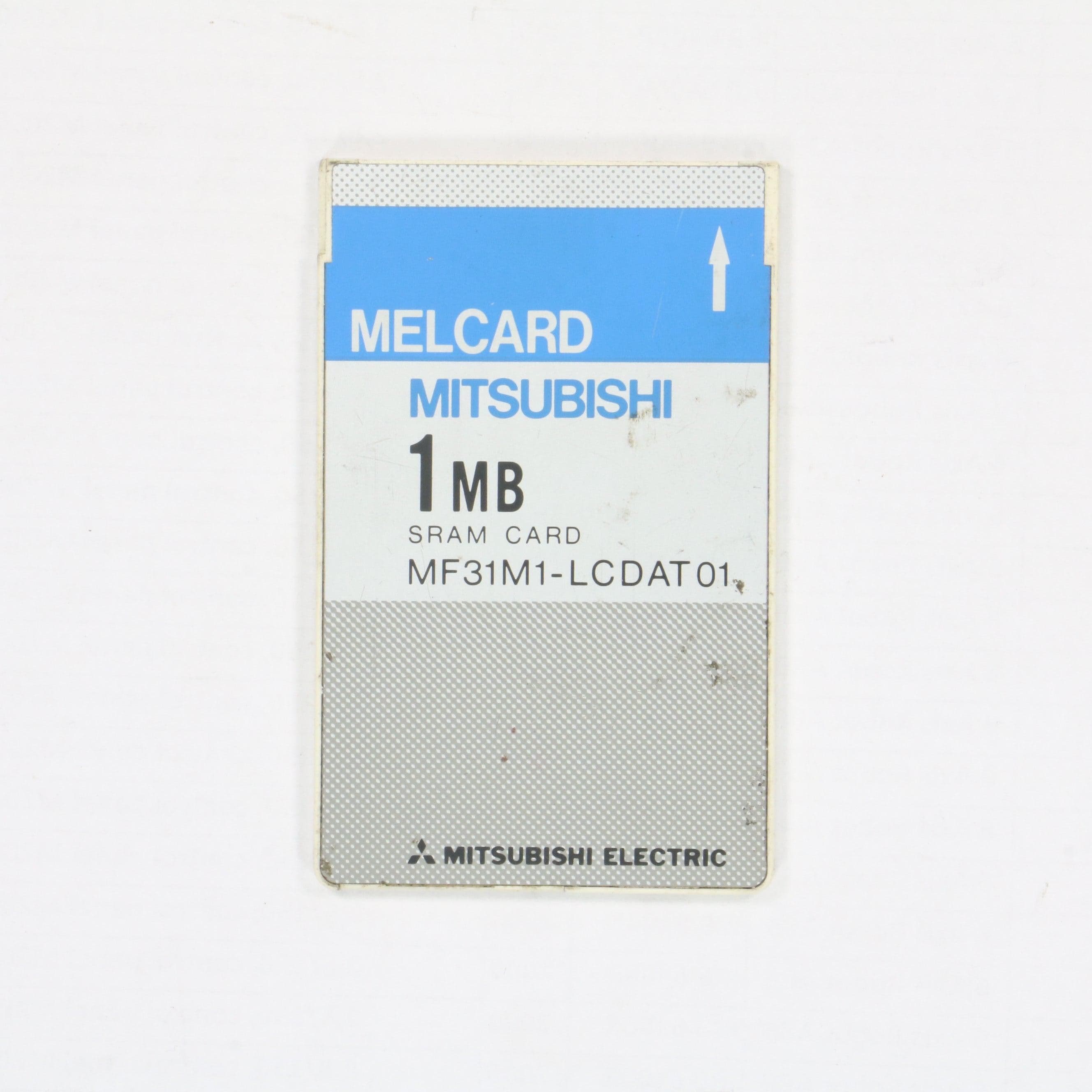 Mitsubishi Melcard 1MB MF31M1-LCDAT01 SRAM CARD