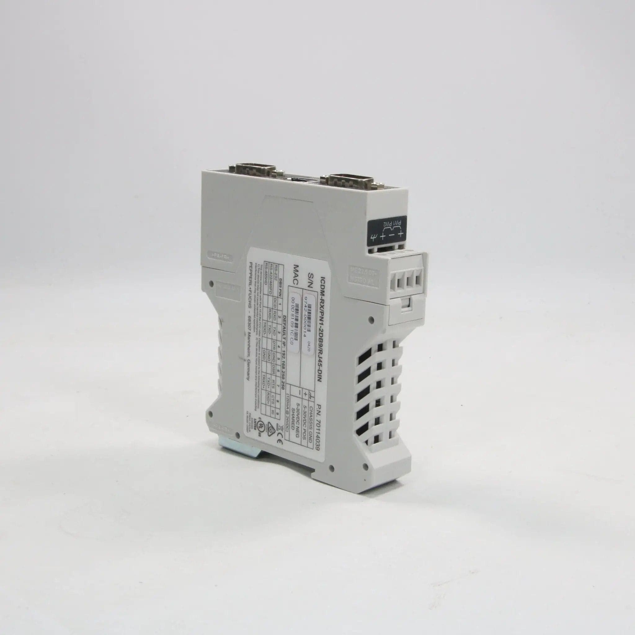 Pepperl + Fuchs ICDM-RX/PN1-2DB9/RJ45-DIN Device Master