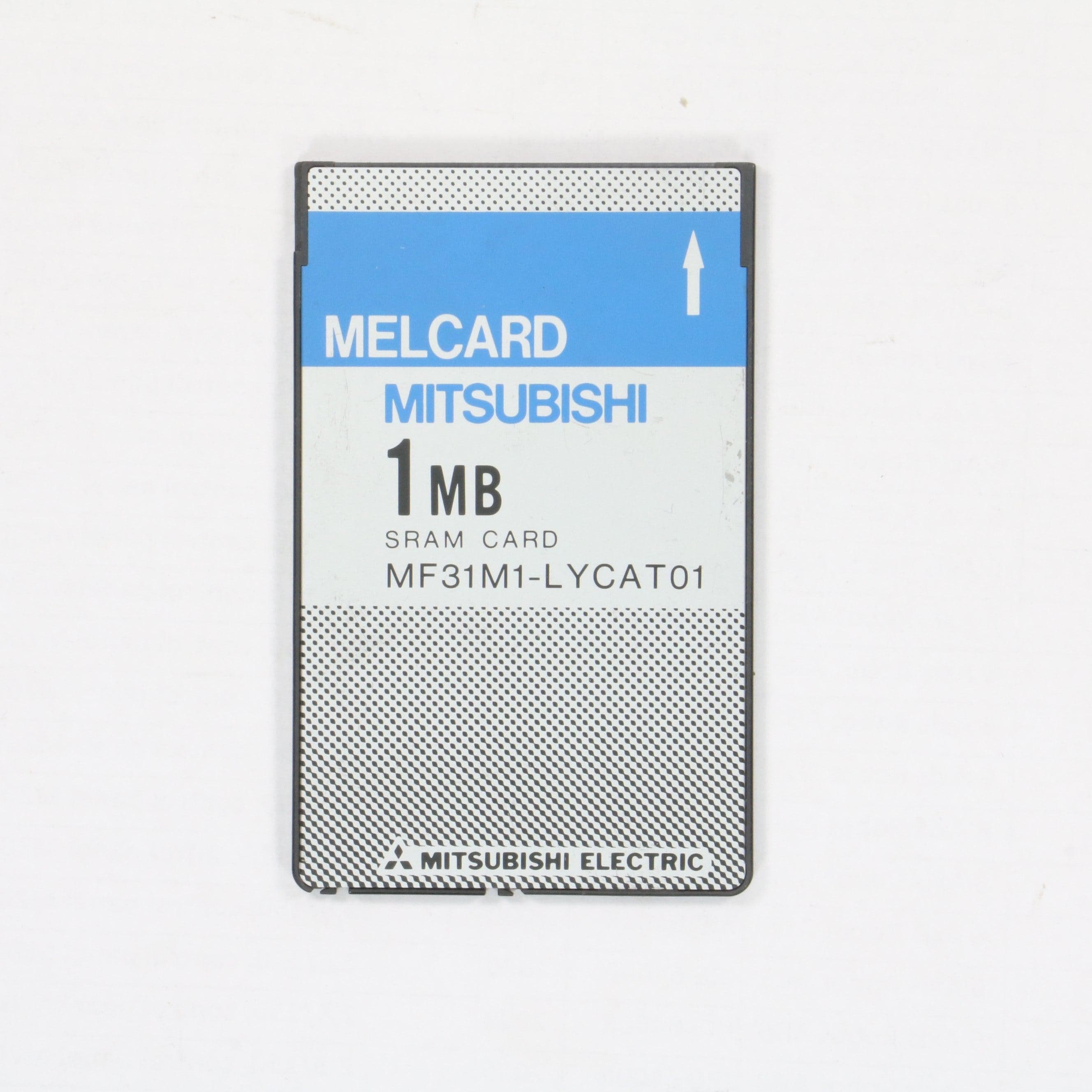 Mitsubishi Melcard 1MB MF31M1-LYCAT01 SRAM CARD