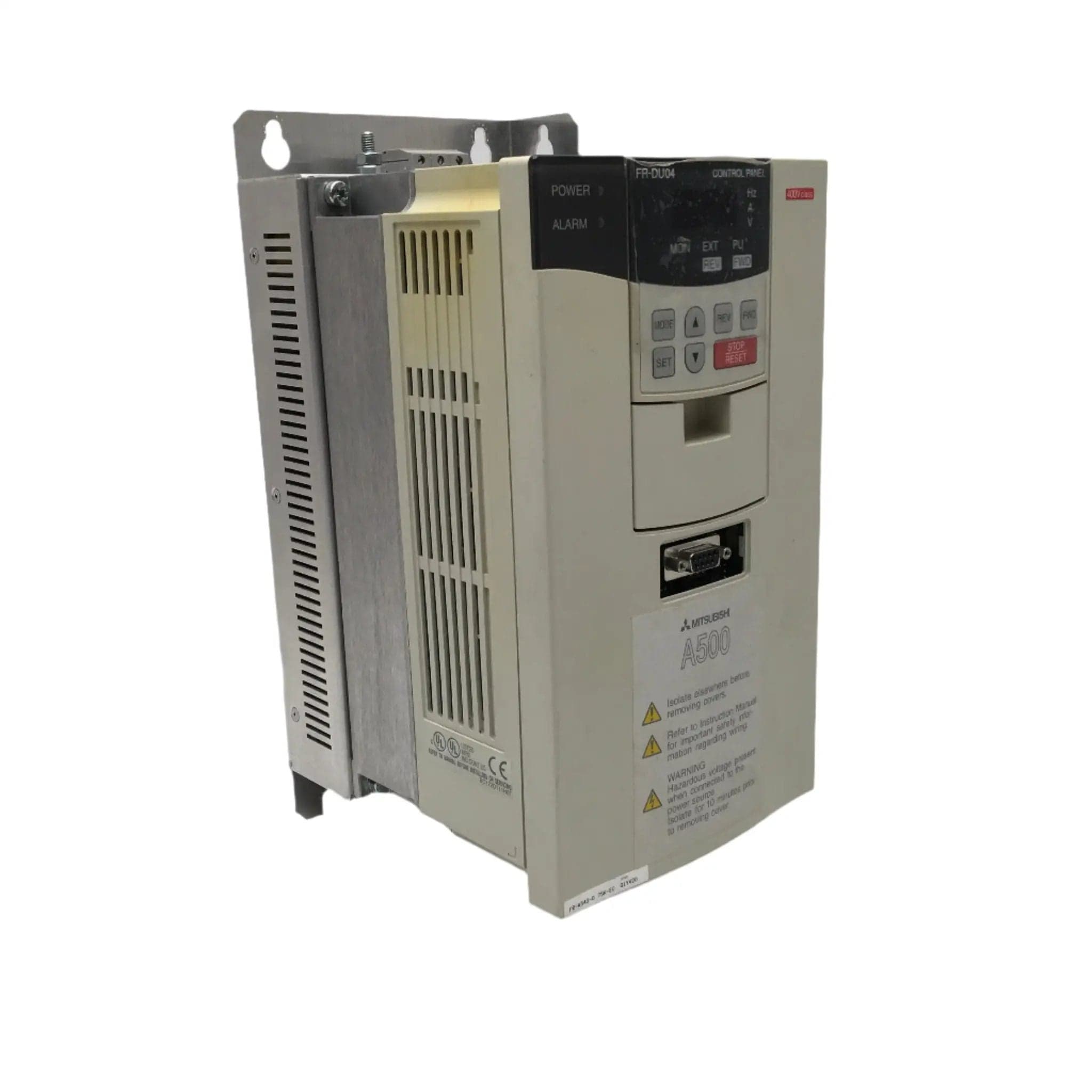 Mitsubishi Frequency Drive Inverter FR-A540-0 75K-EC/FR-DU-04
